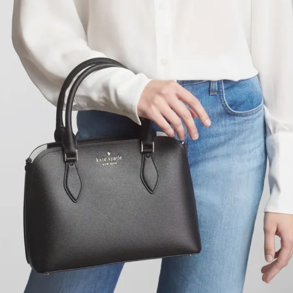 Kate Spade Small Leather Satchel Bag - Optional Crossbody Strap Included NWT